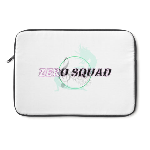 The Best Laptop Computer Case For Easy Transport To And From Home Or Work - Color : White With Zero Squad Logo Top View